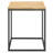 Modway Zora Square Wood And Metal Side Table In Oak