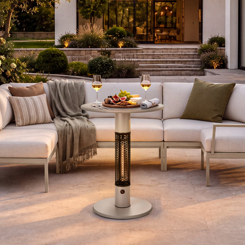 Chauffe-terrasse électrique portatif pour l'extérieur, Camel