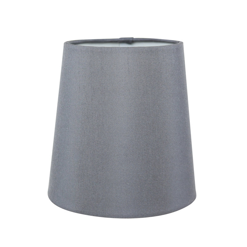 Abat-jour de lustre 5 pièces, H 4,5 po x l 3,5 po x P 4,5 po, Gris