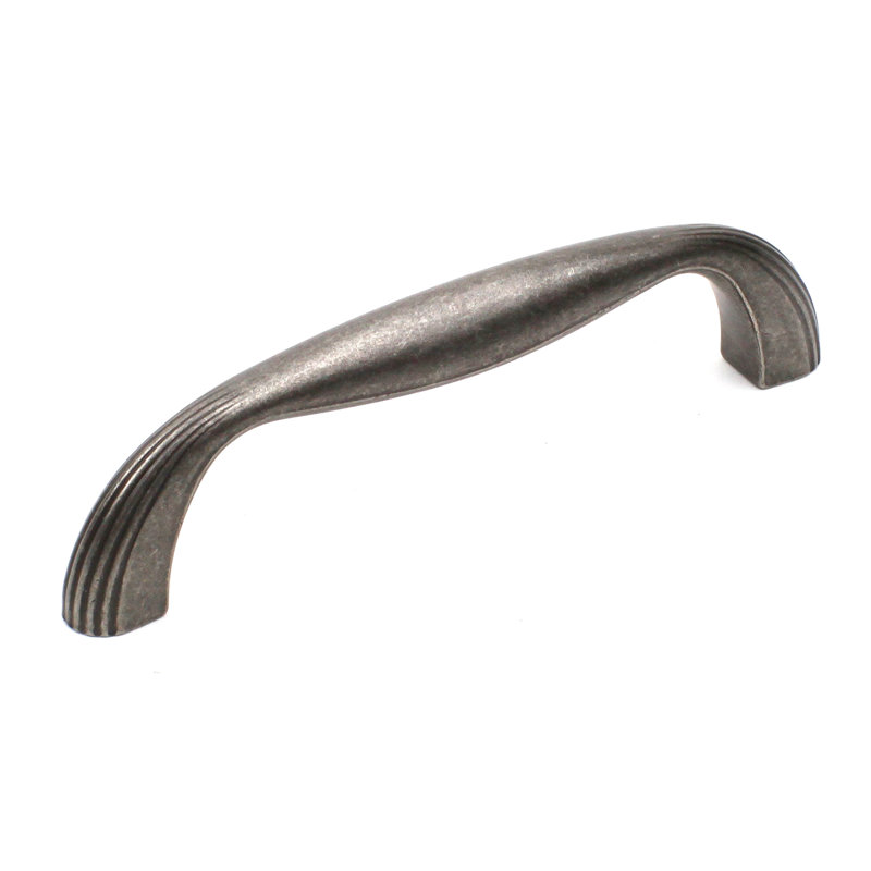 Poignée arche 3 3/4" center to center Sunglow, Nickel satiné