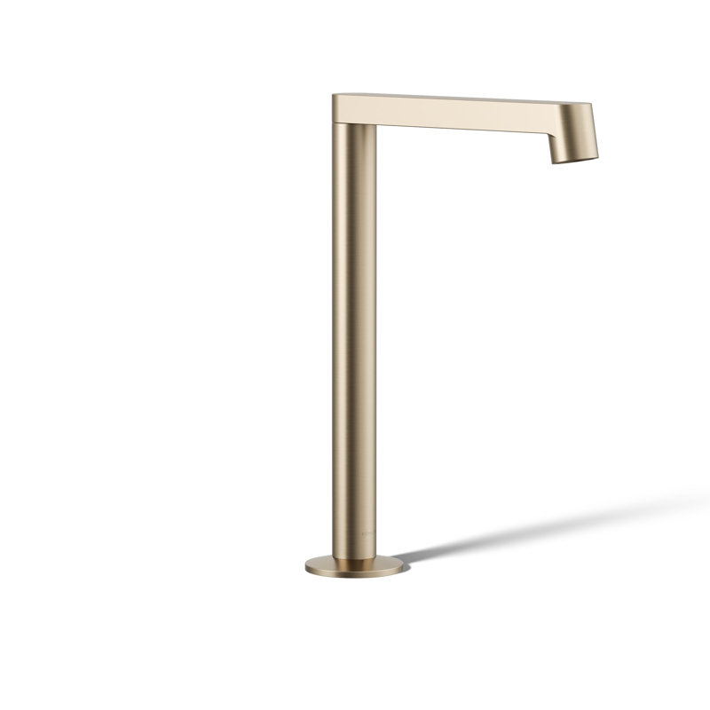 Components Tallbathroom Sink Spout with Row Design, Vibrant Brushed Bronze