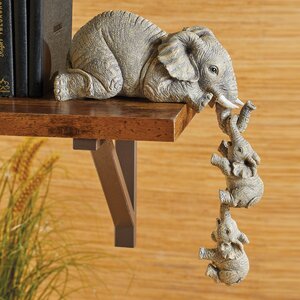 Woehler Elephant Sitter Figurines - Set of 3