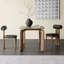 Ensemble de table à manger et de chaises de style rétro français