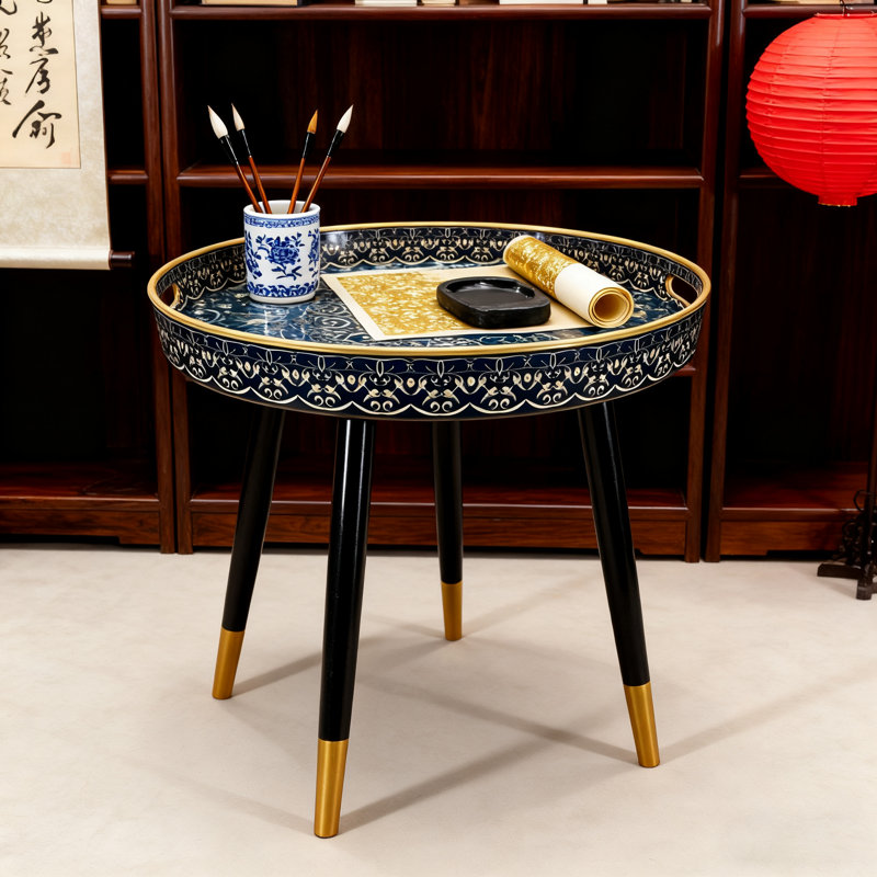 Table de bout avec plateau à 3 pieds
