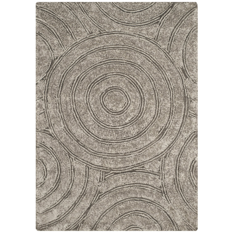 Minnich South Beach Shag Hand Tufted Performance Abstract Rug