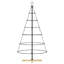  Christmas Cone Tree with Stand Black Steel-153196635