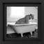 Safari Bath II S / 2, impression encadrée sur papier 2 pièces