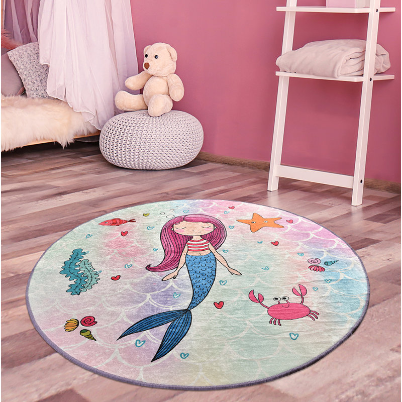 Shag Area Rug, Round 198cm