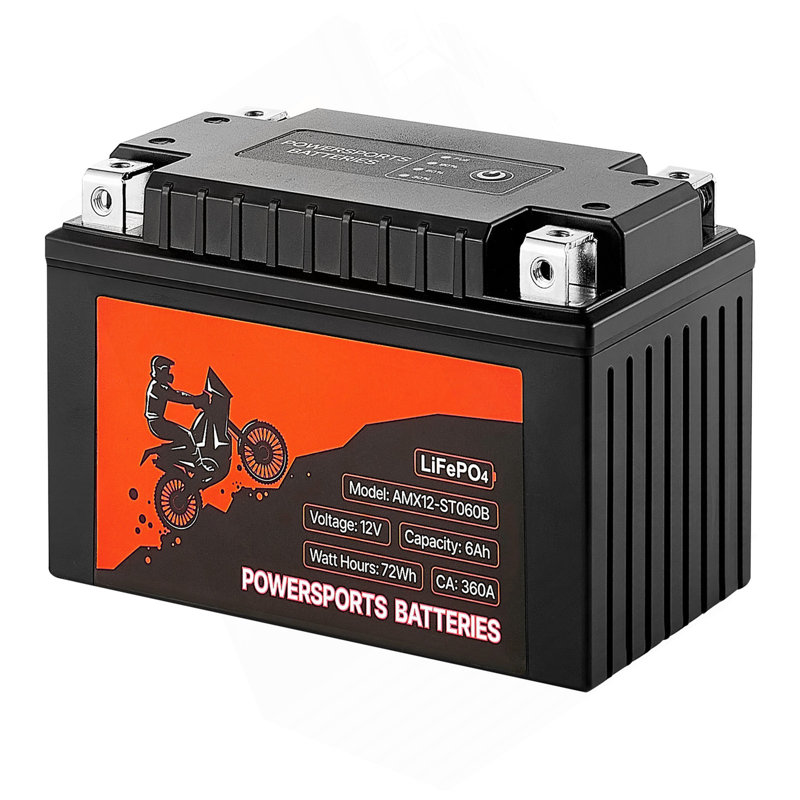 Batterie pour motocyclette 12V 6Ah YTX12-BS