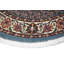 Tapis bleu sarcelle 3 pi 7 po x 3 pi Earley