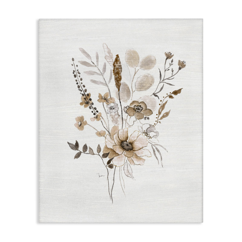 Art mural sur toile Subtle Flower Bundle, H 30 po x l 24 po