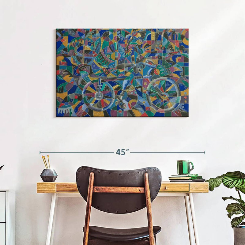 Mehar The Last Cyclist, 24" H x 36" W