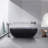69'' x 29'' Freestanding Soaking Solid Surface Bathtub-88251905