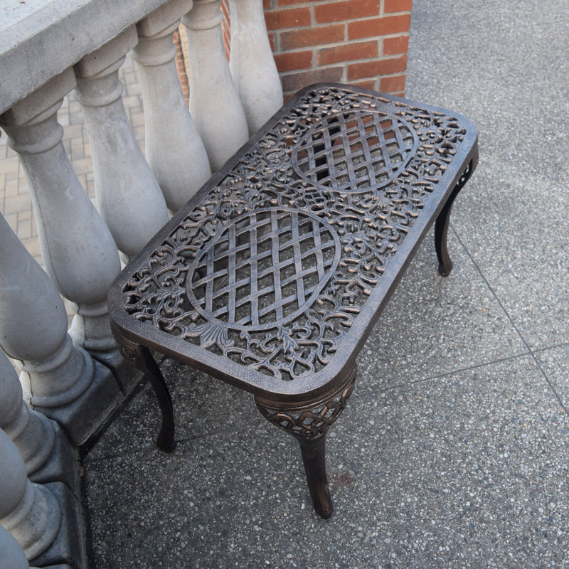 Table basse Mcrady, Bronze antique