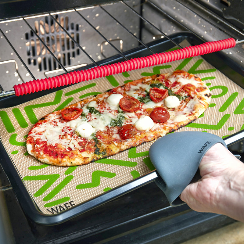 Oven Glove for Air Fryer with Ovenshelf Protector, Grey