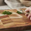 Barbary & Oak BO847024, Chevron Square Chopping Board, Suitable for Food Preparation and Serving
