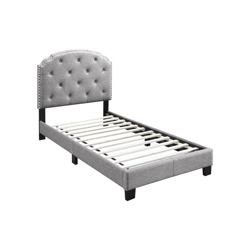 Mobilier de chambre à coucher capitonné, Lit simple