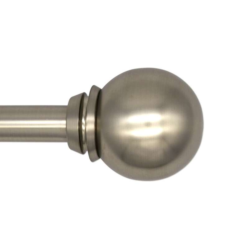 Tringle à rideaux simple réglable 42 "à 120" 1 ", Bronze huilé