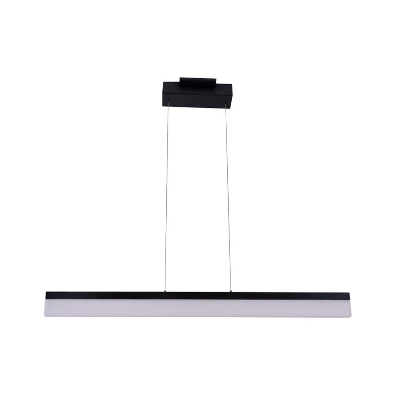 Aelber 1 - Light Kitchen Island Linear Pendant, Matte Black