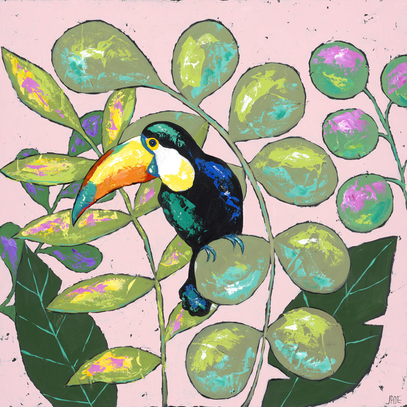 Tropics I by Jade Reynolds - Wrapped Canvas Painting, 122cm H x 122cm W