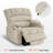 27.2" Extra Seat Width Power Recliner Lift Chair with Massage and Heat for Height 4'6"-5'2, Fabric-1818002751