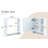 Wall Mounted Bathroom Mirror Cabinet with Shelves and Towel Rack-114198249