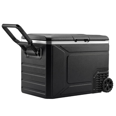 12 Volt Refrigerator, 82.4 QT/ 78L Car Fridge, Portable Electric Freezer Compressor with Handle, APP Control and Wheel, 12V/24V DC 100-240V AC, -4℉ to 68℉, for Truck Van RV SUV Travel Camping