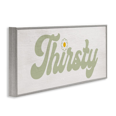 Giclée Groovy Thirsty, encadrée par Lil 'Rue