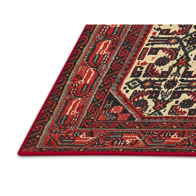 Tapis oriental rouge / beige, Rectangle 2 pi x 3 pi