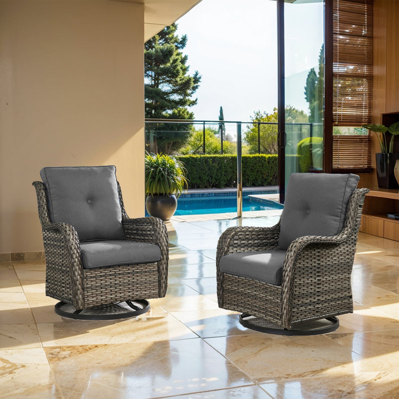Fauteuil d'appoint avec coussins Schutt, Gris, Gris