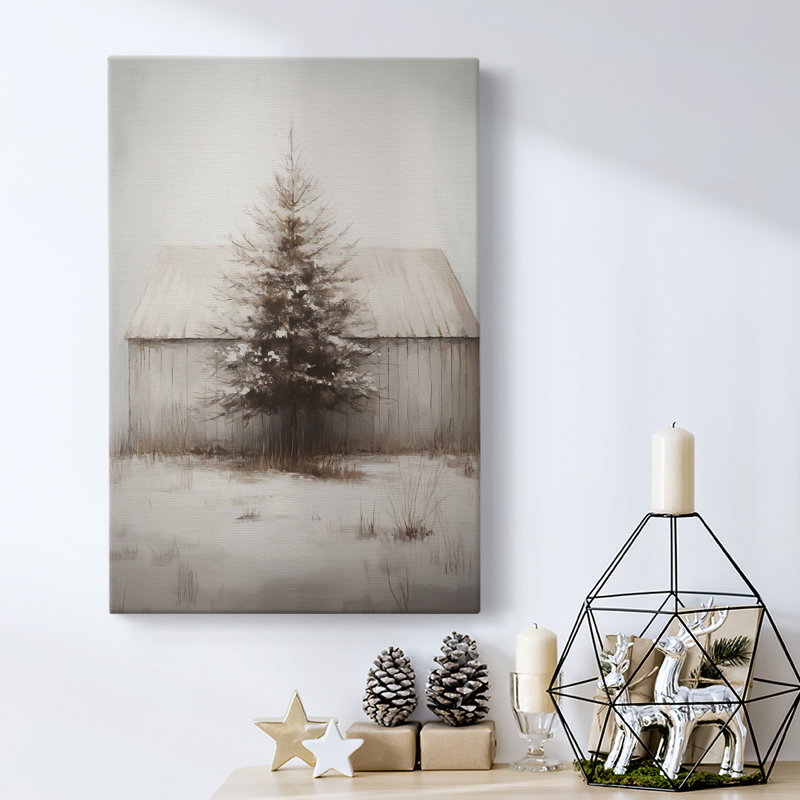 Art des Fêtes de Noël - Toile tendue avec châssis - Série 2-CLXXXVI, H 18 po x l 12 po