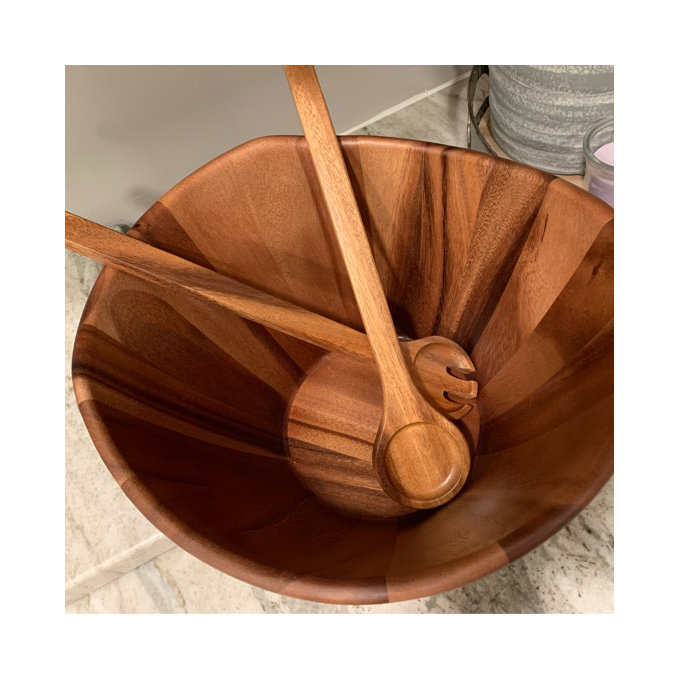 Millwood Pines Taskın Wood Salad Bowl