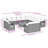 Vidaxl Garden Sofa Set Black