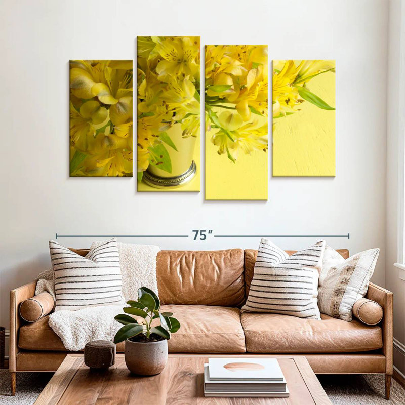 Harnek Yellow Peruvian Lilies