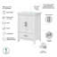 Ensemble de meuble-lavabo simple 24,21 "avec miroir Edion-487239865