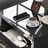High Gloss Mirrored Nightstand with 2 Drawers, Modern and Elegant Design for Compact Spaces-1754134844