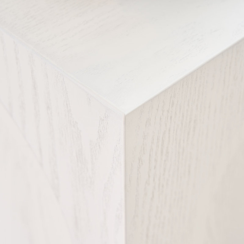 Modern White Side Table Set - End Table & Bedside Table For Living Room