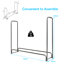 Bryland 153cm W Metal Log Rack