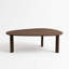 Table basse en chêne - brun cacao-1244344422
