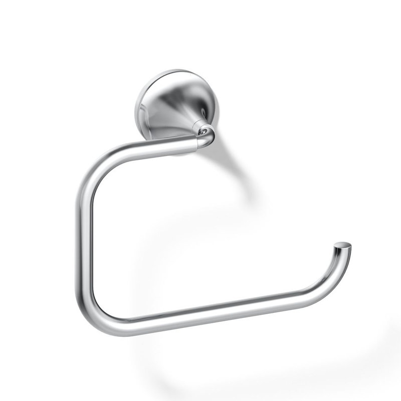 Tone Towel Ring, Polished Chrome