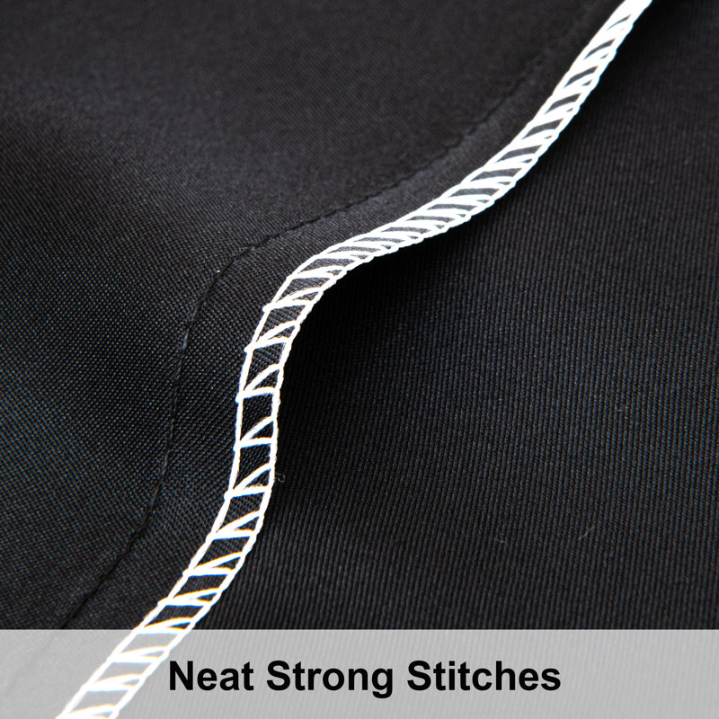 Pillowcases, Satin Luxurious Pillowcases with Envelope Closure - NTBAY, Black, Standard