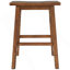 Tabourets de cuisine en bois à hauteur de comptoir 2 pièces pour salle de bain Topmax Farmhouse Rustic