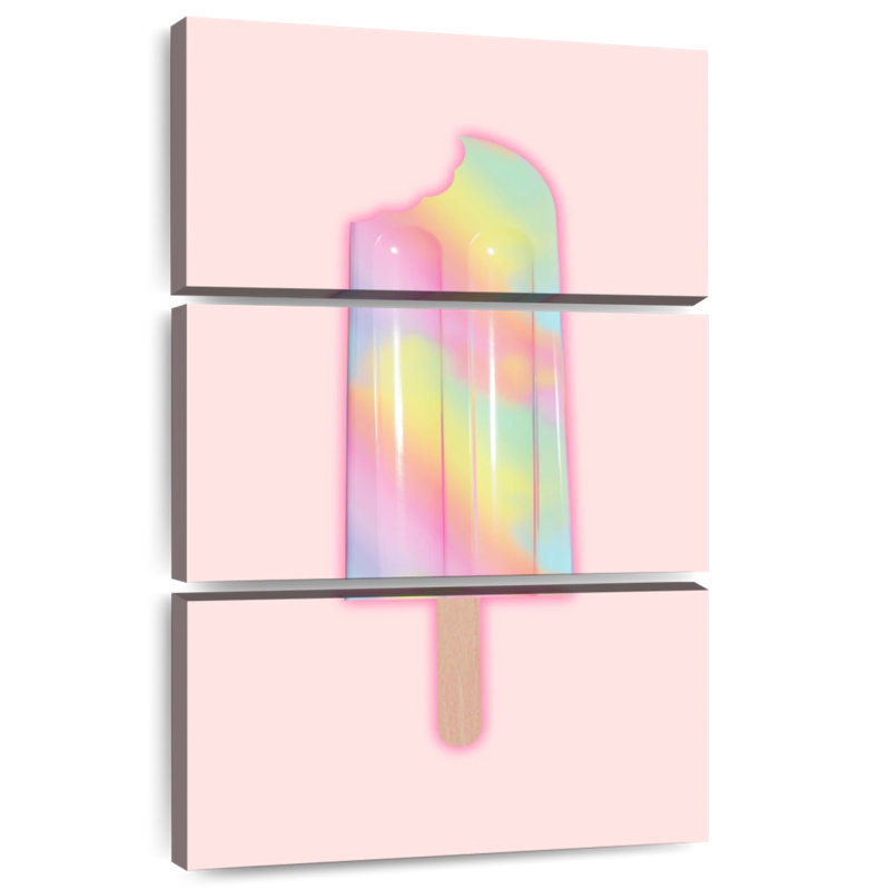 Yarlin Unicorn Popsicle, 74" H x 48" W