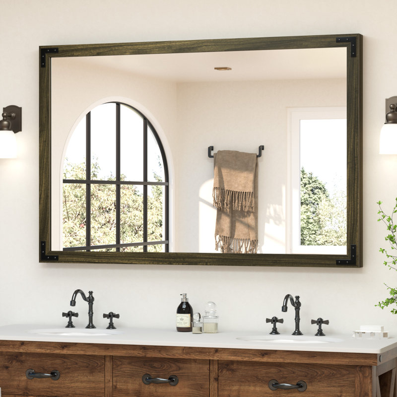 Miroir Gwenneth, 36 po x 55 po, Noir