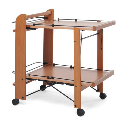 Solid Wood Bar Cart