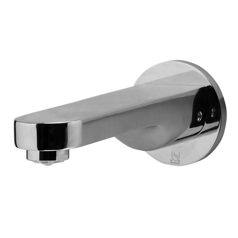 Garniture de bec de baignoire murale, Chrome poli