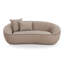 Causeuse en faux mohair Jenny