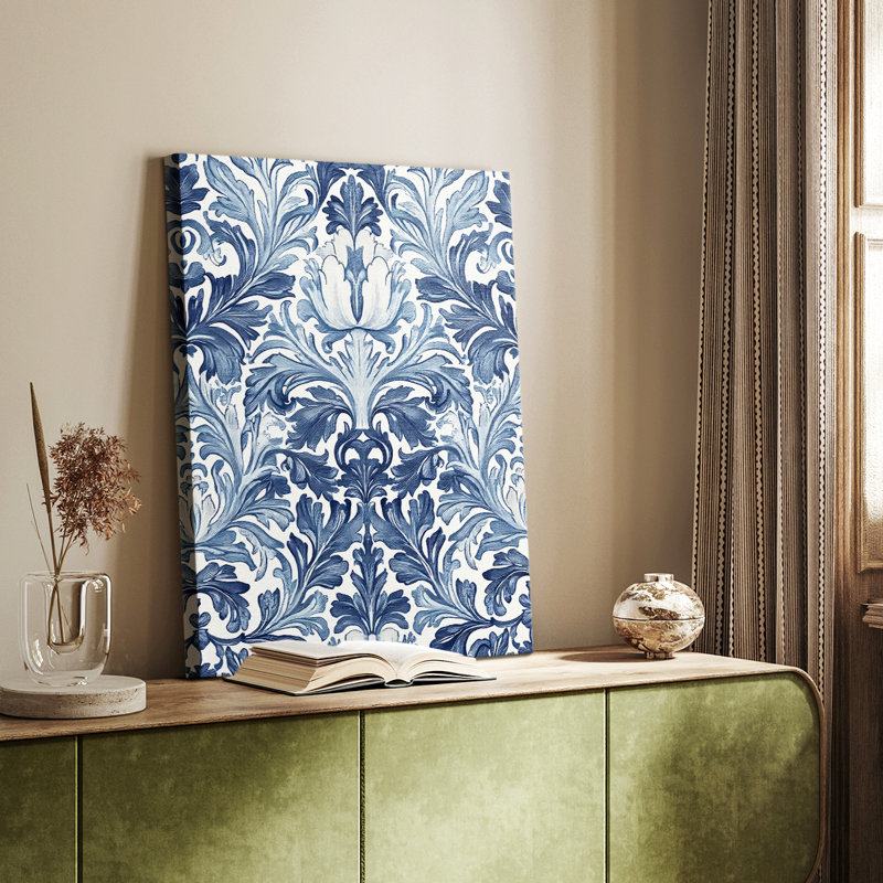 Série WG-MRRIS DL - Toile tendue avec châssis de qualité supérieure - Prêt à être accroché, H 48 po x l 32 po