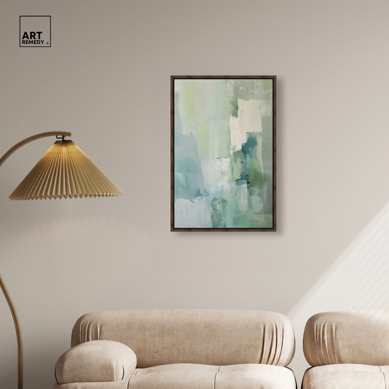 «Mossy Patch III», reproduction d'art sur toile encadrée par Art Remedy, cadre en noyer, 20 x 30, 31"H x 21"W, Cadre noyer