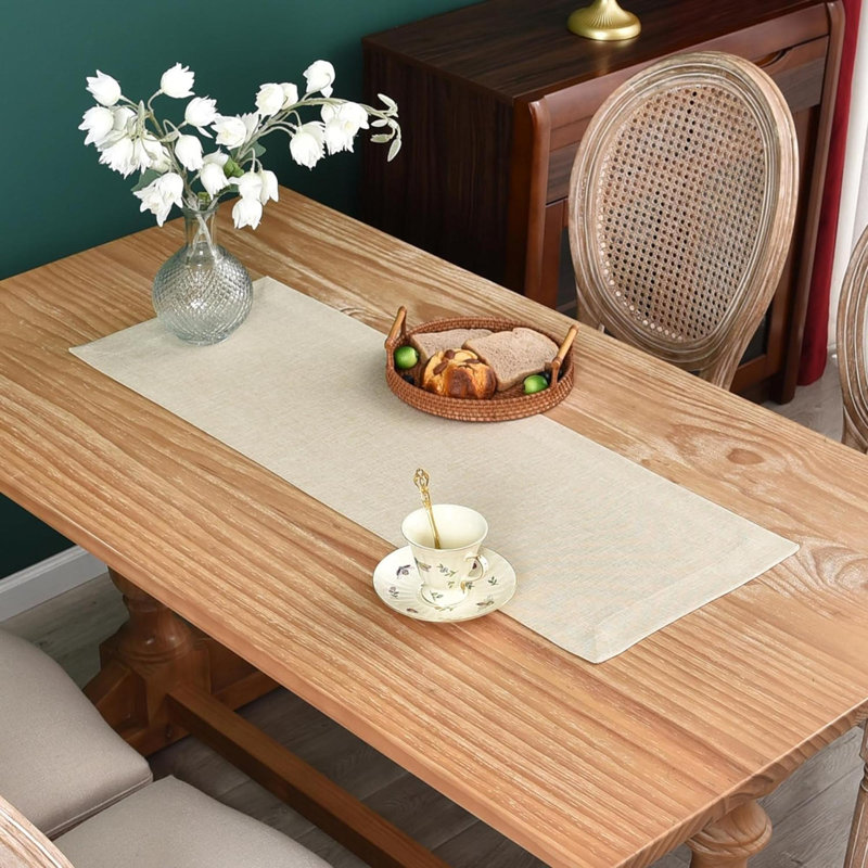 Chemin de table Evyonne, Beige
